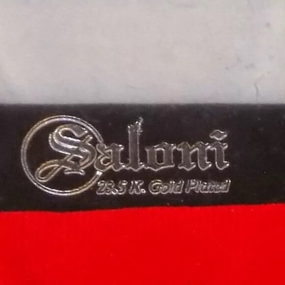 Lot of 3 Pairs NIC Saloni 23.5K Gold Plated Crystal Studded & Doll Top Earrings - Picture 10 of 12